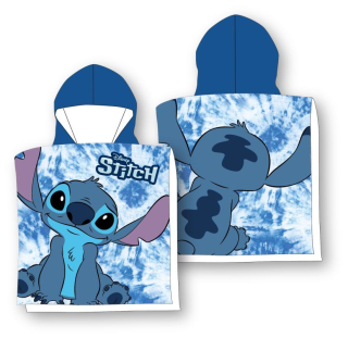 MICRO Plážové pončo Lilo and Stitch blue 